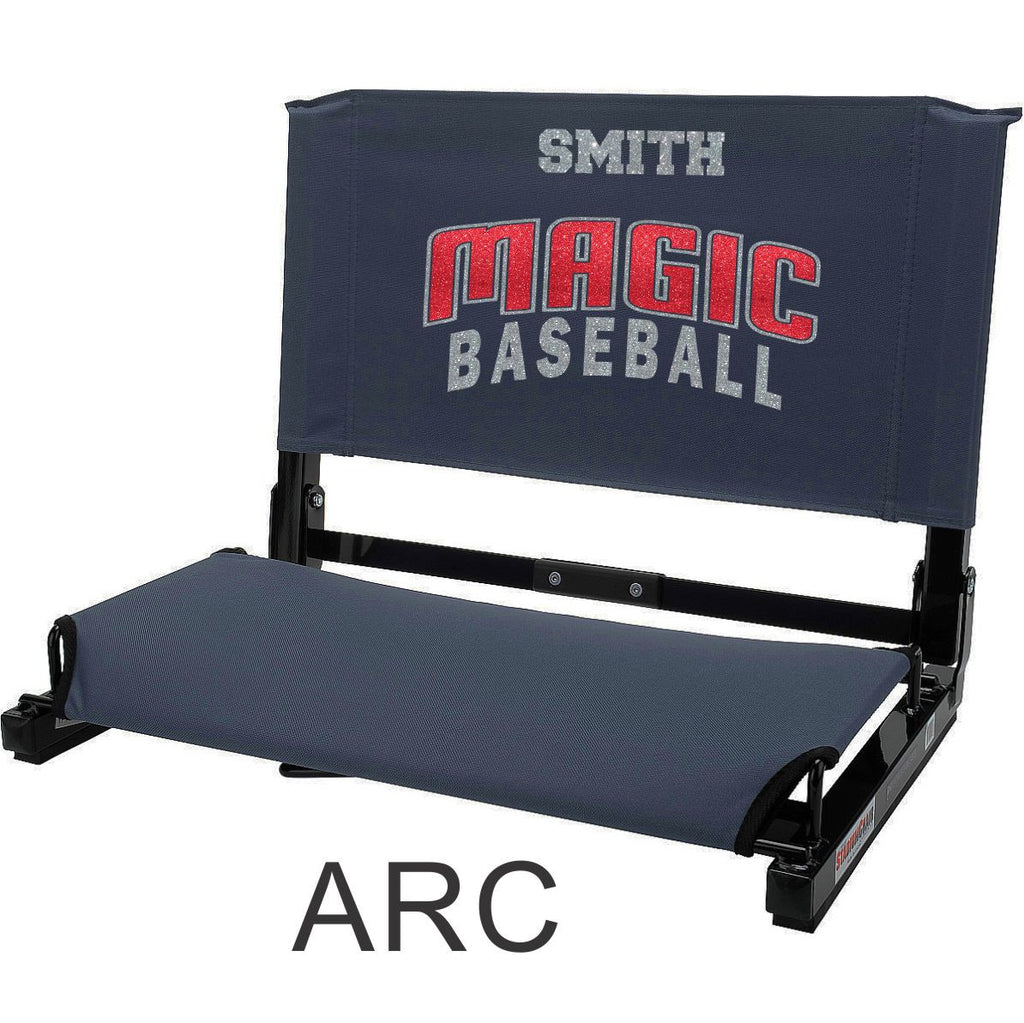Magic Xtra Large Stadium Seat- 6 designs- matte or glitter