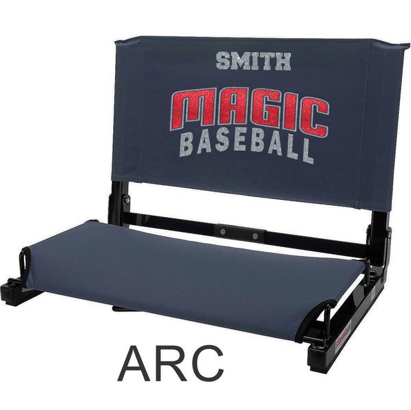 Magic Xtra Large Stadium Seat- 6 designs- matte or glitter