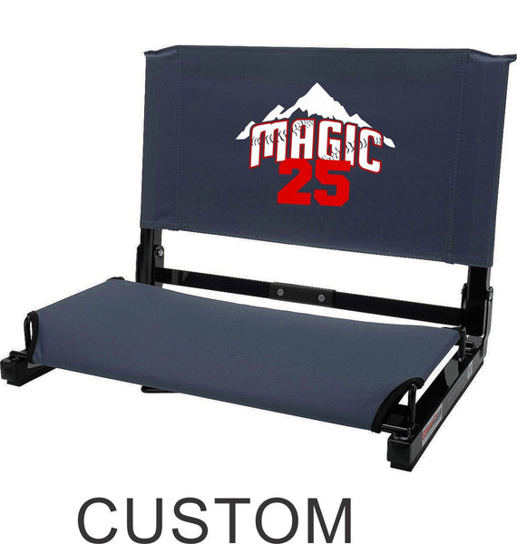 Magic Xtra Large Stadium Seat- 6 designs- matte or glitter