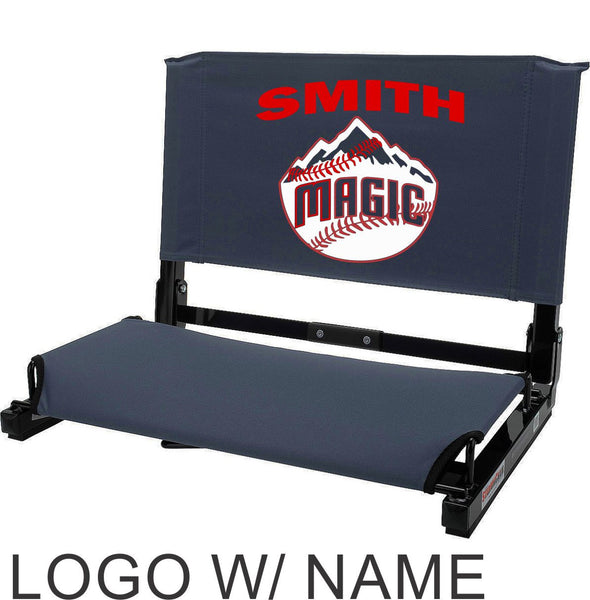 Magic Xtra Large Stadium Seat- 6 designs- matte or glitter