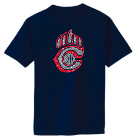 Chap Basketball Basic CLAW Tee- Matte or Glitter