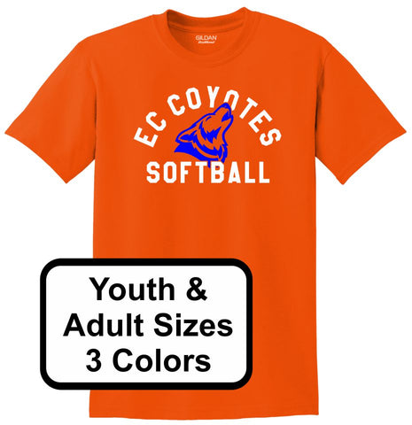 EC Coyotes Basic Tee- Matte or Glitter