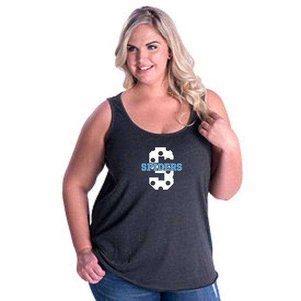 Spiders Curvy Ladies "S" Tank- Matte or Glitter