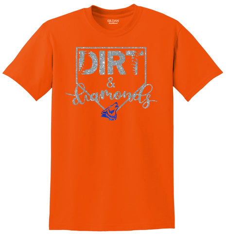 EC Coyotes Diamonds Tee- Matte or Glitter