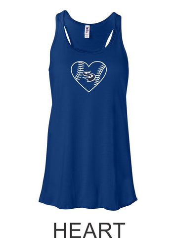 Slammers Flowy Tank- 3 designs- Matte or Glitter