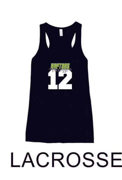 Raptors Number Flowy Tank- 4 Sports- Matte or Glitter
