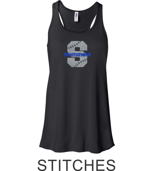 Slammers Flowy Tank- 3 designs- Matte or Glitter