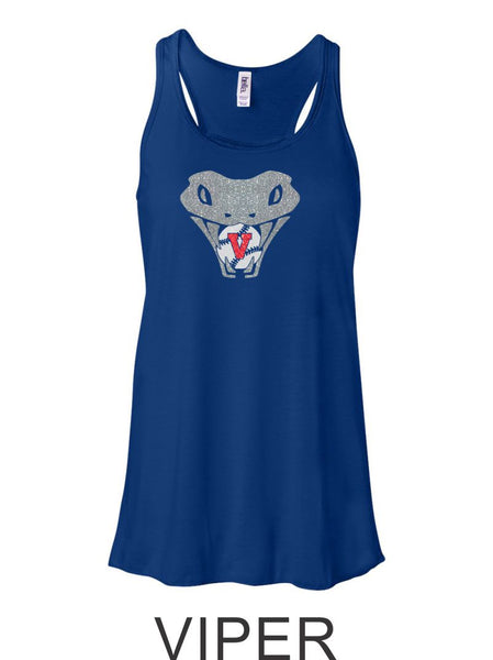 Vipers Flowy Tank- 3 designs- Matte or Glitter