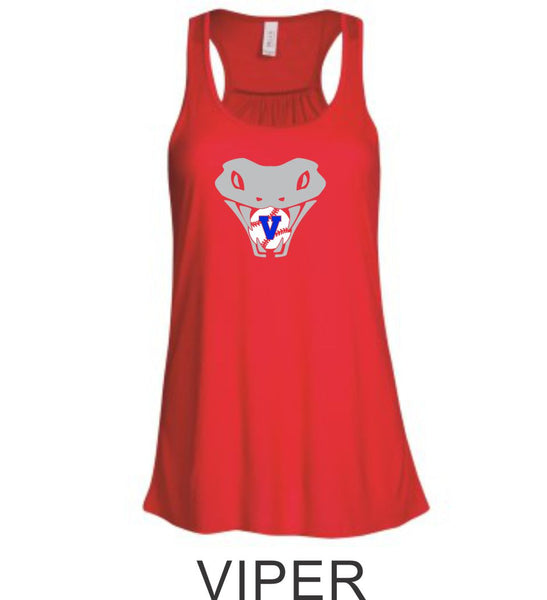 Vipers Flowy Tank- 3 designs- Matte or Glitter