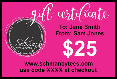 Gift Certificate