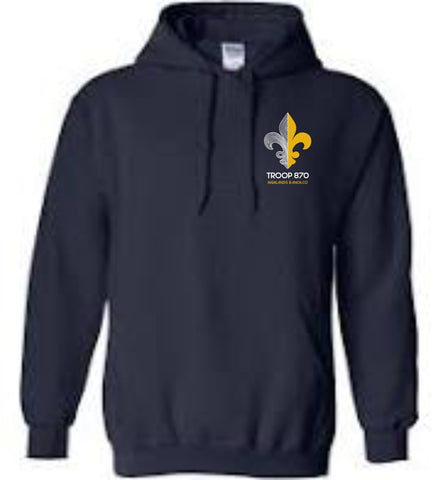 Troop 870 Basic Hoodie-Youth and Adult Sizes