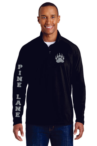 PLE Unisex Sport Wick 1/2 Zip Pullover- Matte or Glitter