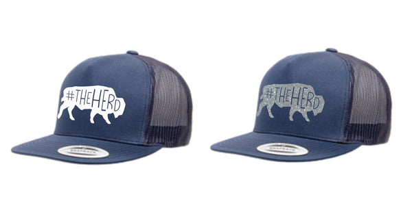 BRE Flat Bill Trucker Hat- 3 Designs