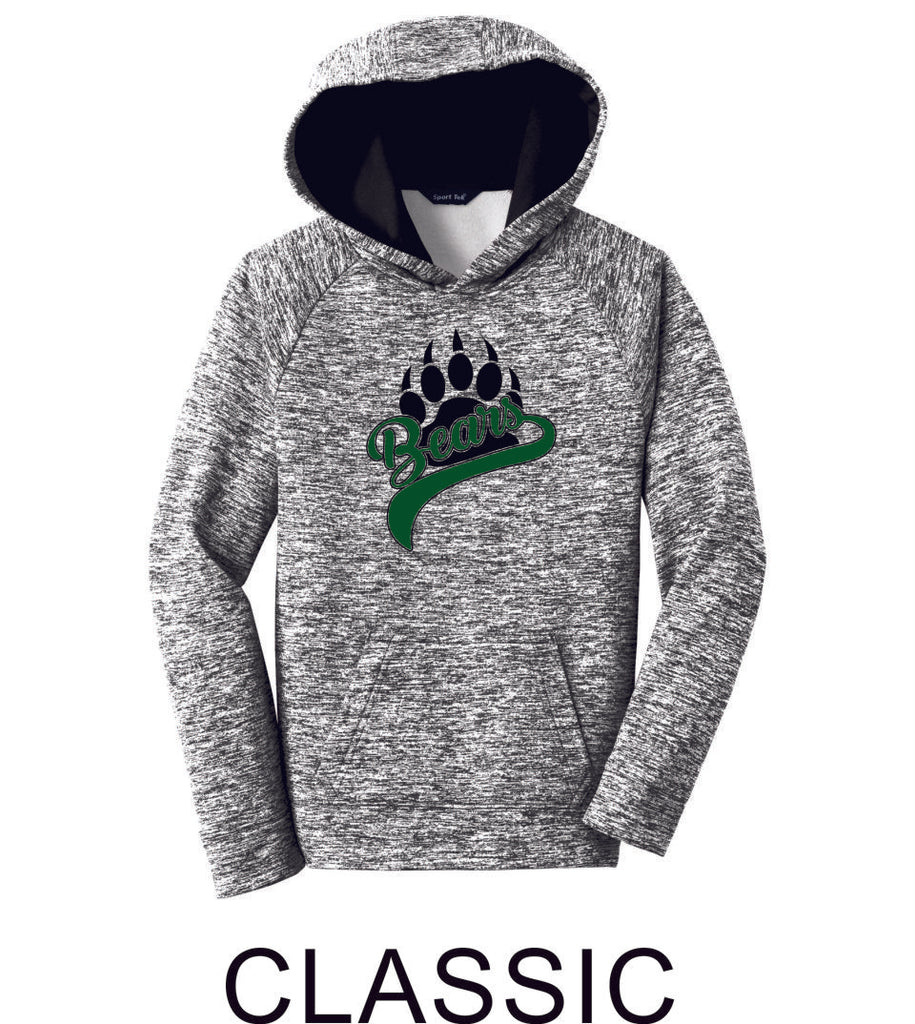 PLE Wicking Heather Hoodie- Youth and Adult Sizes