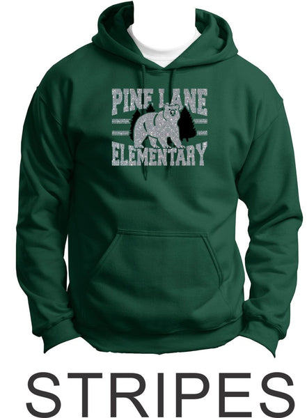 PLE Hooded Sweatshirt- 4 Designs- Matte and Glitter