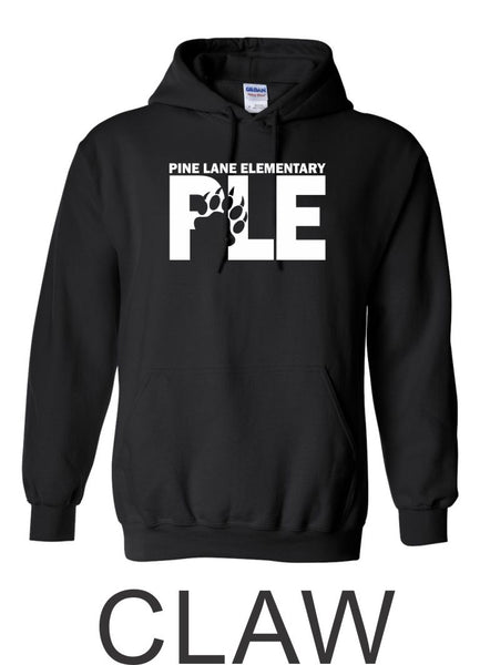PLE Hooded Sweatshirt- 4 Designs- Matte and Glitter