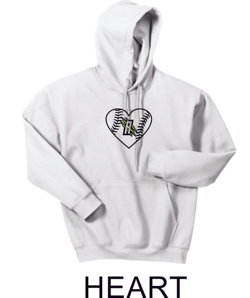 Raptors Baseball Hooded Sweatshirt- 5 designs- Matte or Glitter
