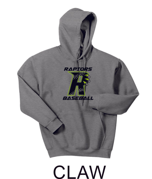 Raptors Baseball Hooded Sweatshirt- 5 designs- Matte or Glitter
