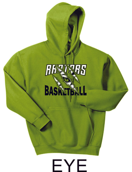 Raptors Basketball Hooded Sweatshirt- 5 designs- Matte or Glitter