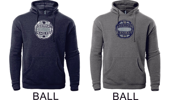 Sierra VOLLEYBALL Premium Unisex Hoodie- 4 Designs- Matte or Glitter