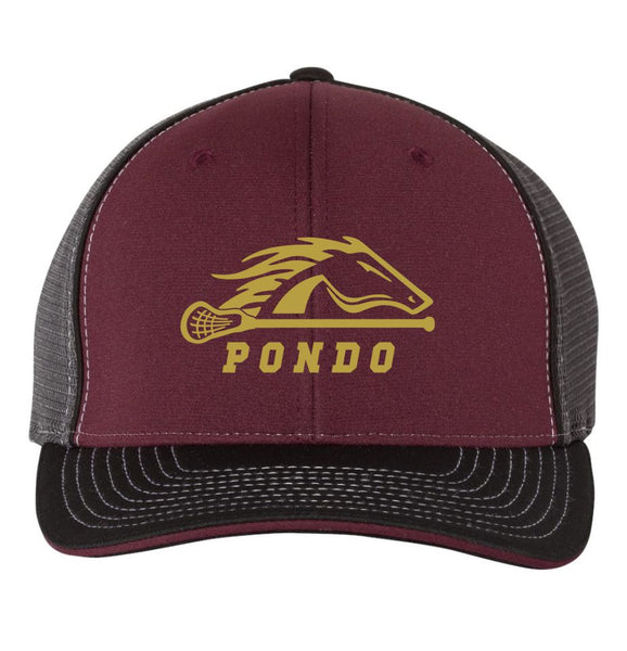 Pondo LAX  Richardson Fitted Sportsmesh Hat - Matte or Gitter