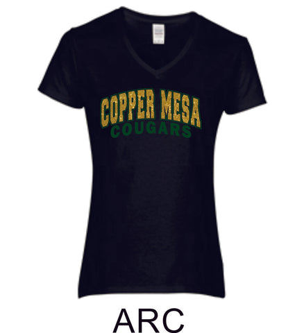 CME Arc Design Ladies Short Sleeve Tee- Matte or Glitter