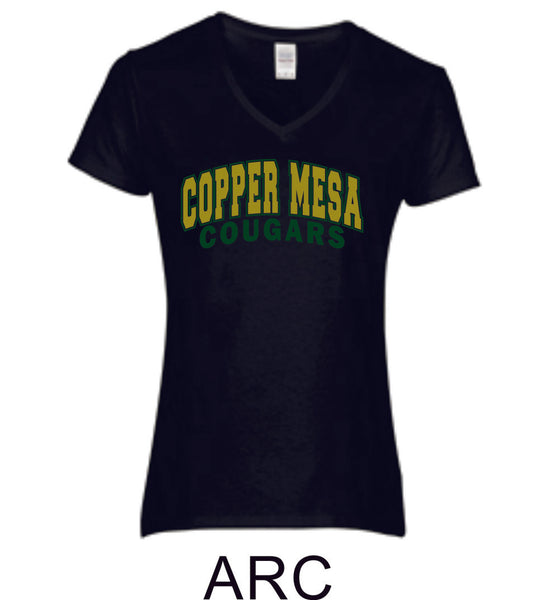 CME Arc Design Ladies Short Sleeve Tee- Matte or Glitter