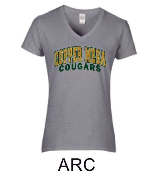 CME Arc Design Ladies Short Sleeve Tee- Matte or Glitter