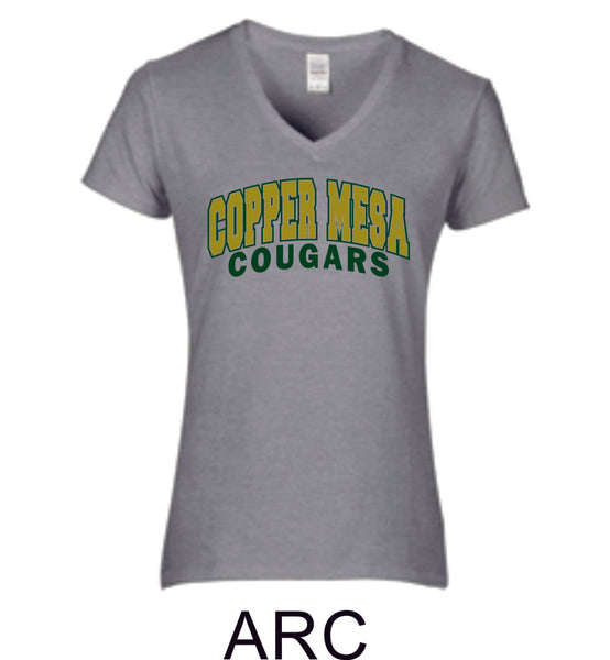 CME Arc Design Ladies Short Sleeve Tee- Matte or Glitter
