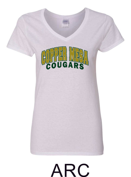 CME Arc Design Ladies Short Sleeve Tee- Matte or Glitter