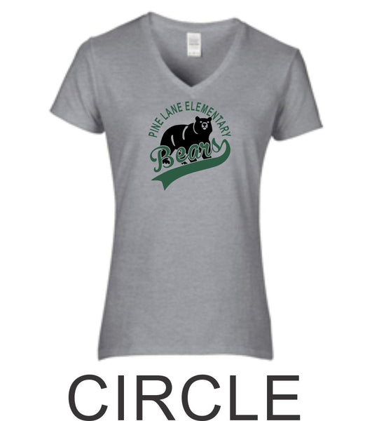 PLE Ladies Short Sleeve Tee- 3 designs- Matte or Glitter