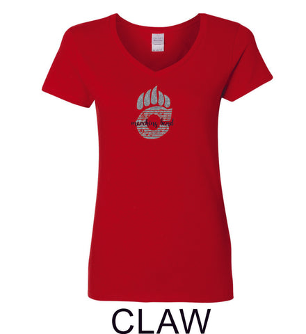 Chap Band Ladies Short Sleeve Tee- Matte or Glitter