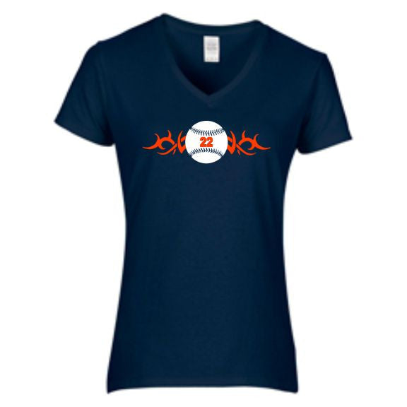 Hawks Ladies Short Sleeve Tattoo Tee