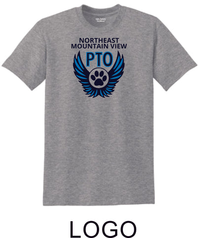 NE MVE PTO Basic LOGO Tee- Matte or Glitter