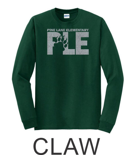 PLE Long Sleeve Tee- 5 designs-Matte or Glitter
