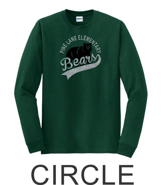 PLE Long Sleeve Tee- 5 designs-Matte or Glitter