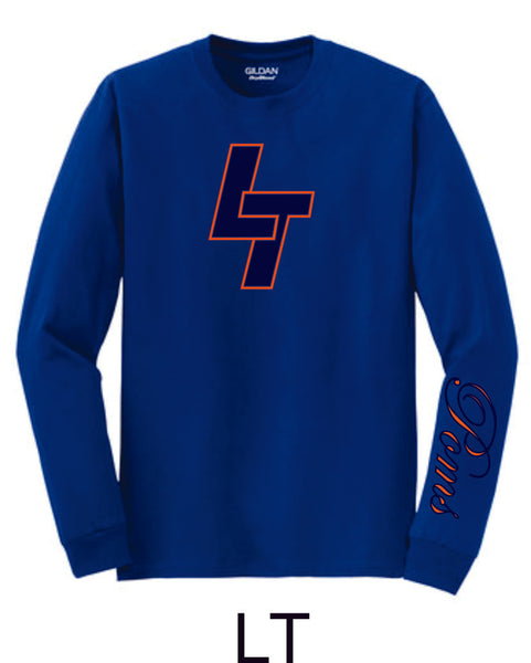 LT Poms Long Sleeve Tee - 3 designs-Matte or Glitter