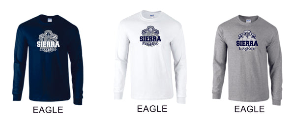 Sierra VOLLEYBALL Long Sleeve Tee- 4 designs-Matte or Glitter