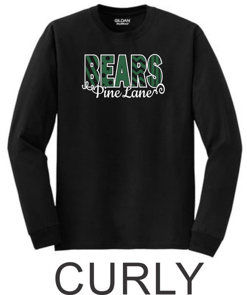 PLE Long Sleeve Tee- 5 designs-Matte or Glitter