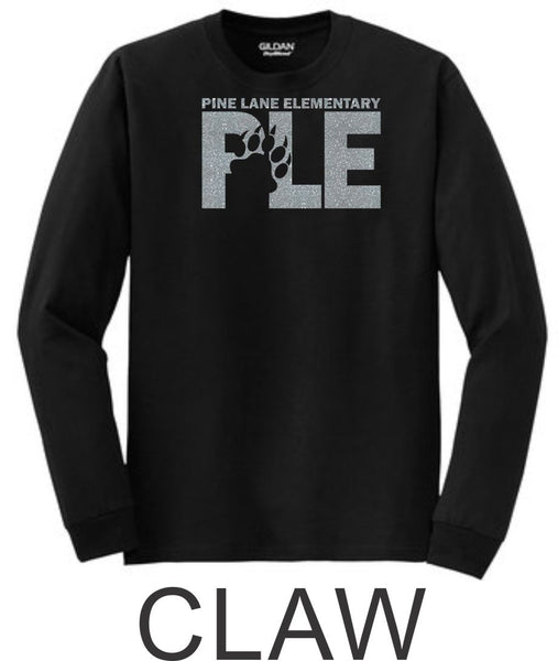 PLE Long Sleeve Tee- 5 designs-Matte or Glitter