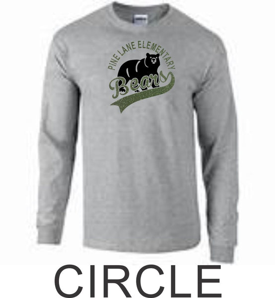 PLE Long Sleeve Tee- 5 designs-Matte or Glitter