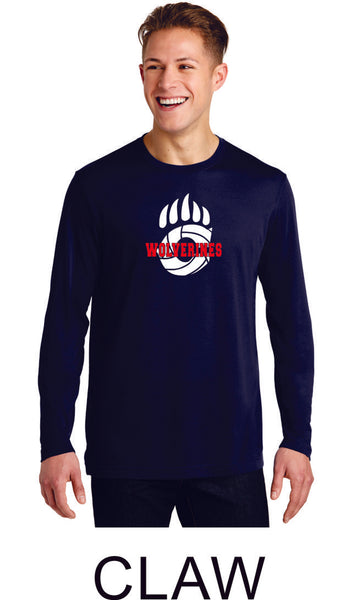 Chap Volleyball Sport-Tek Unisex Long Sleeve Tee - 4 designs