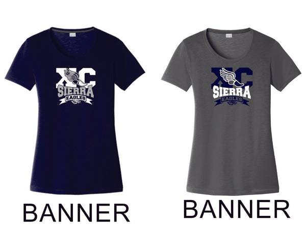 Sierra XCOUNTRY Sport-Tek Ladies Wicking Tee - 4 designs