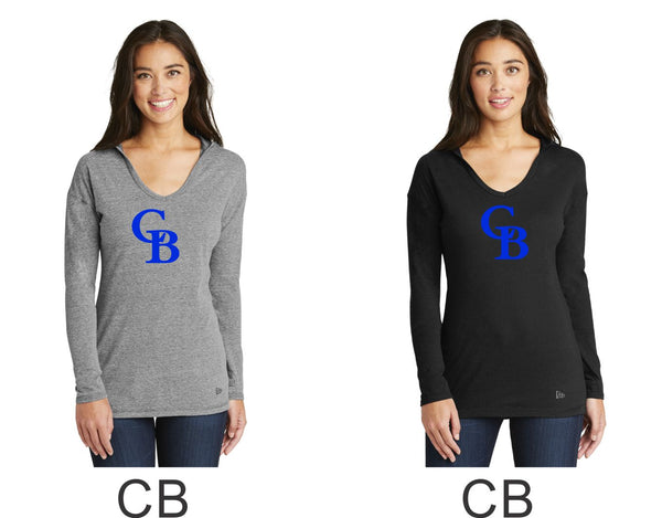 Bulldawgs New Era Lightweight Ladies Hooded Pullover- 4 designs- Matte or Glitter
