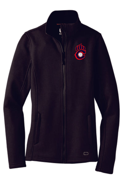 Chap Volleyball Ladies and Unisex Heavy Gauge Knit Jacket- Embroidered