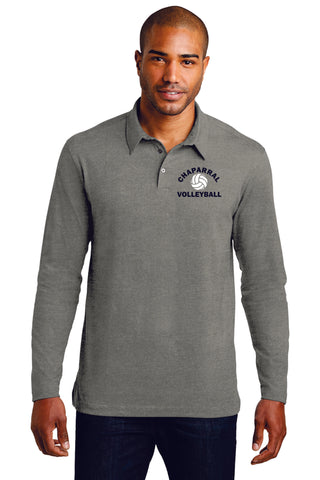 Chap Volleyball Unisex Long Sleeve Polo- 2 Designs