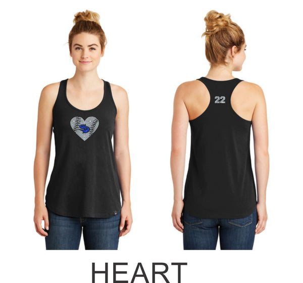 Slammers Stars New Era Racerback Tank
