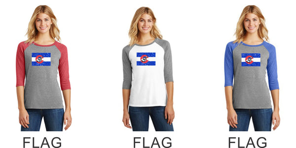 Bulldawgs Ladies Raglan- 4 designs- Matte or Glitter