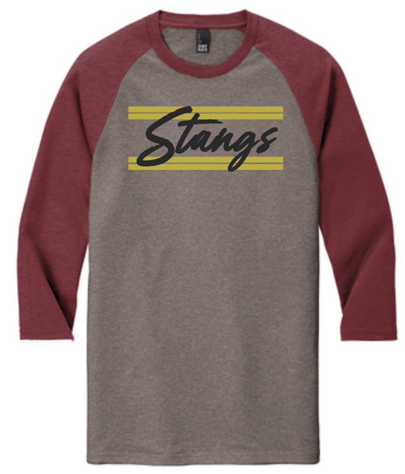 Pondo Baseball Unisex Raglan Tee- 12 Designs- Matte or Glitter