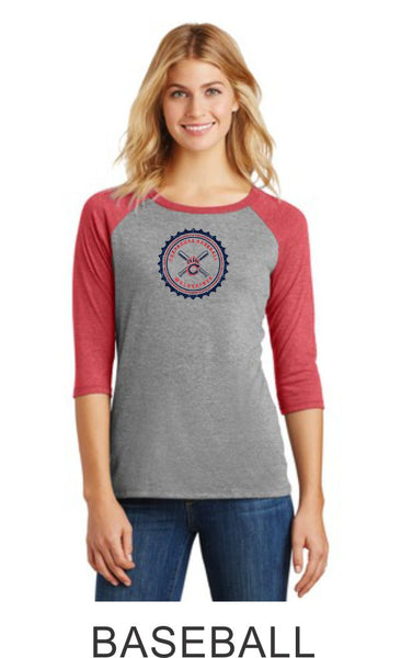 Chap Baseball Raglan- in 4 designs- Matte or Glitter